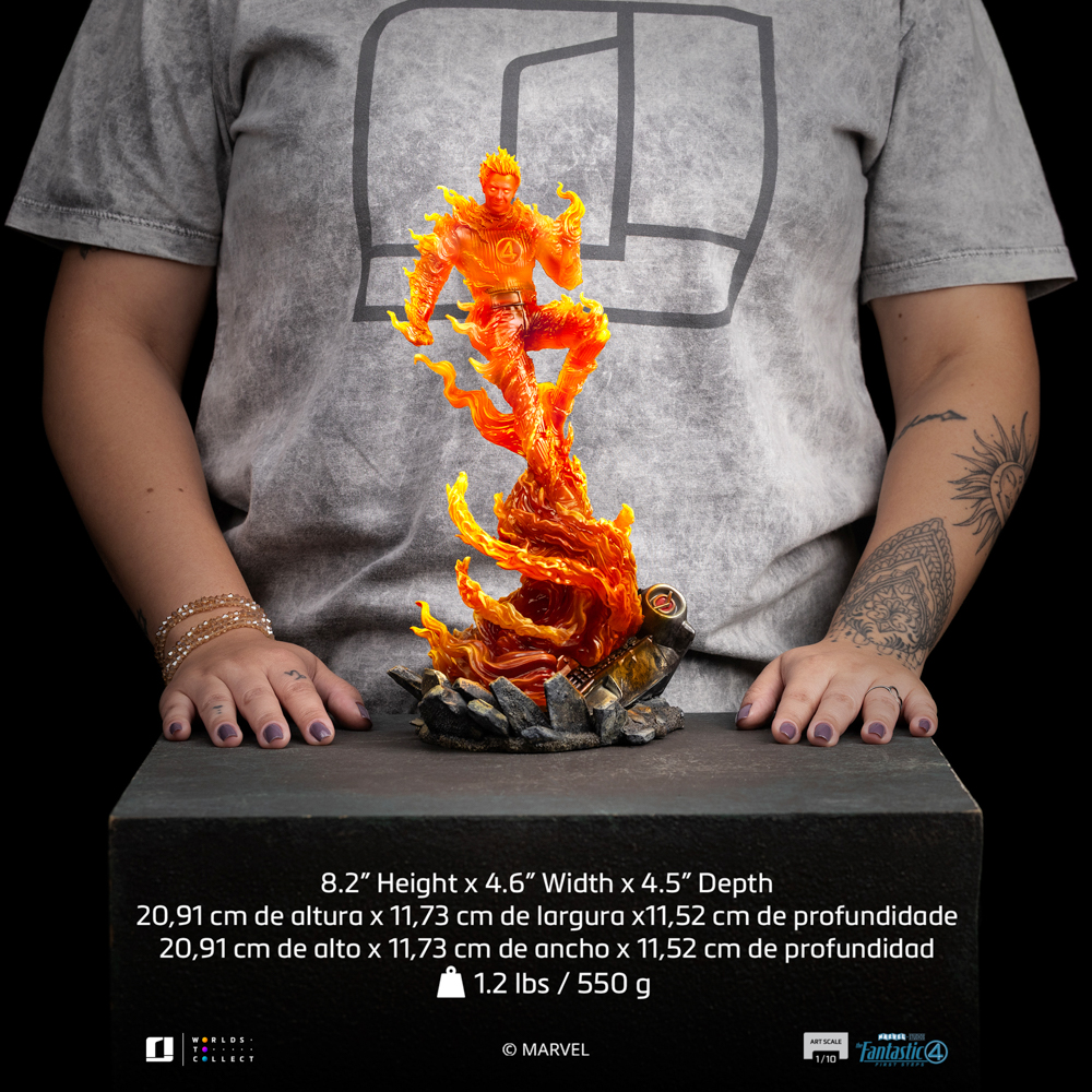 Digital Pre-Order - Statue Human Torch - The Fantastic Four: First Steps - Art Scale 1/10 - Iron Studios