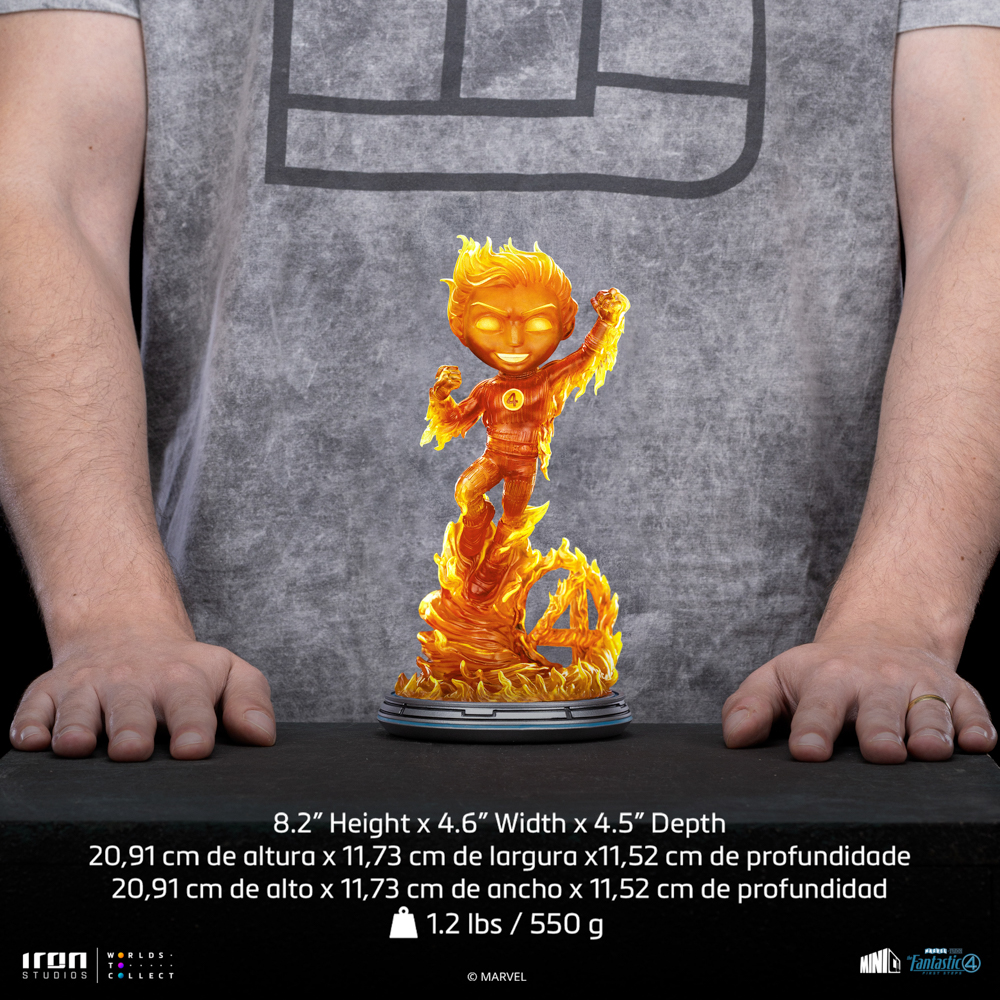 Digital Pre-Order - Statue Human Torch - The Fantastic Four: First Steps - Minico - Iron Studios