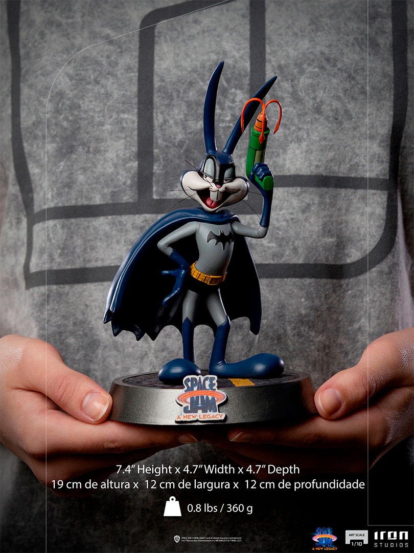 Statute Batman Bugs Bunny - Space Jam: A New Legacy - Art Scale 1/10 - Iron  Studios