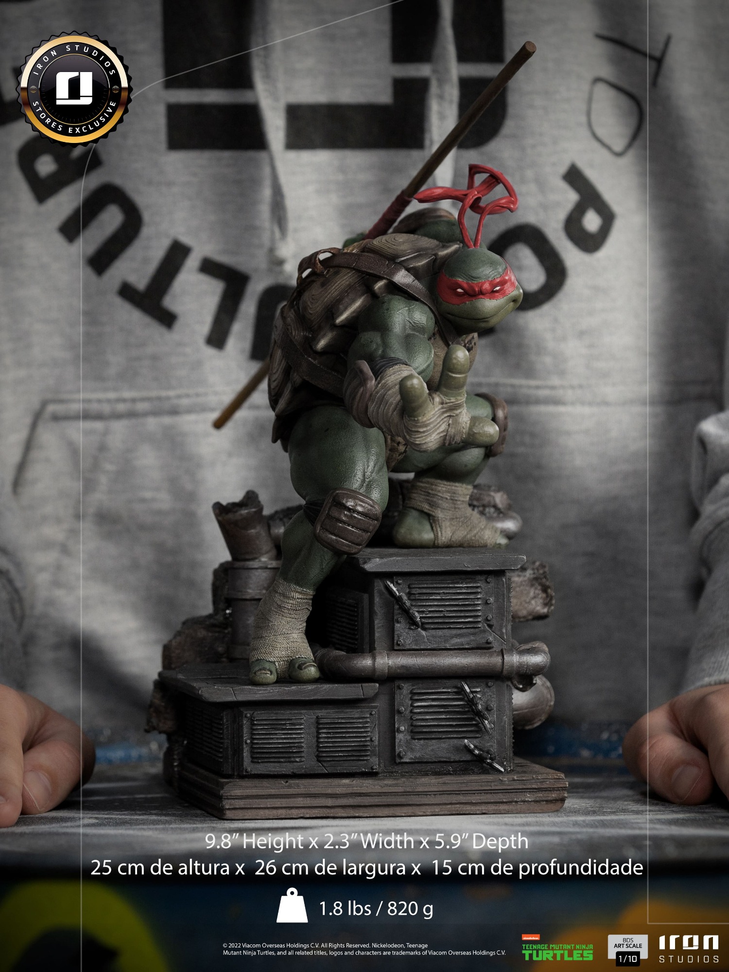 Donatello - Tortugas Ninja (TMNT) Escala 1:10 por Iron Studios Tooys ::  Coleccionables e Infantiles