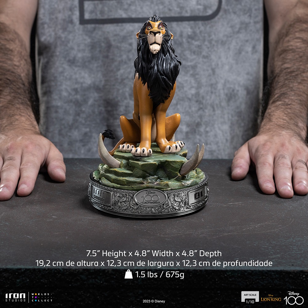 Scar Deluxe Art Scale - Disney Le Roi Lion