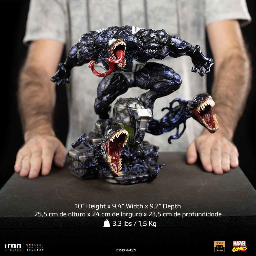 Figurine Venom Spider-Man 1/10 - Marvel - Iron Studios - Galaxy Pop