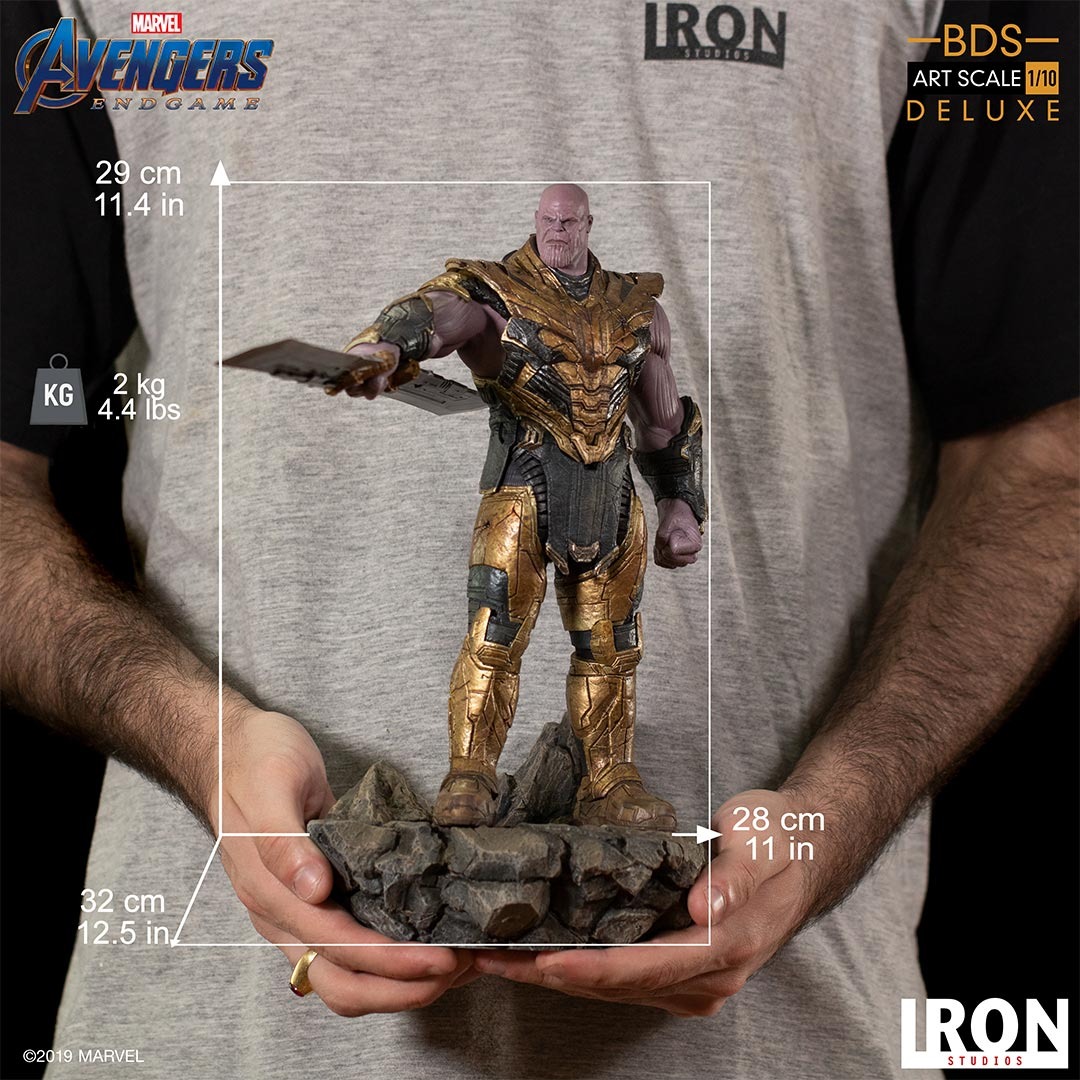 thanos action figure iron studios